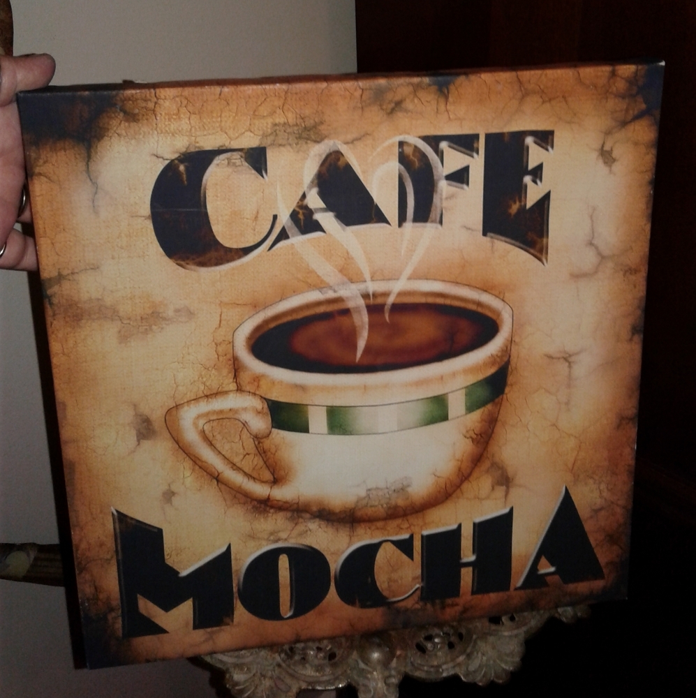 Beautiful canvas cafe picture